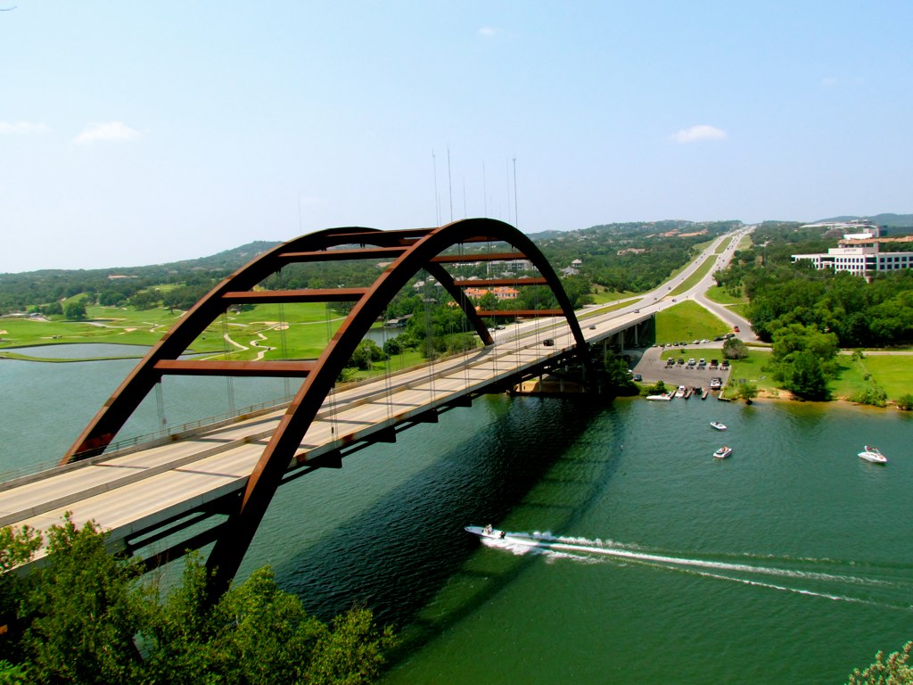 Westlake Hills luxury homes Austin TX — Pennybacker 360 Bridge